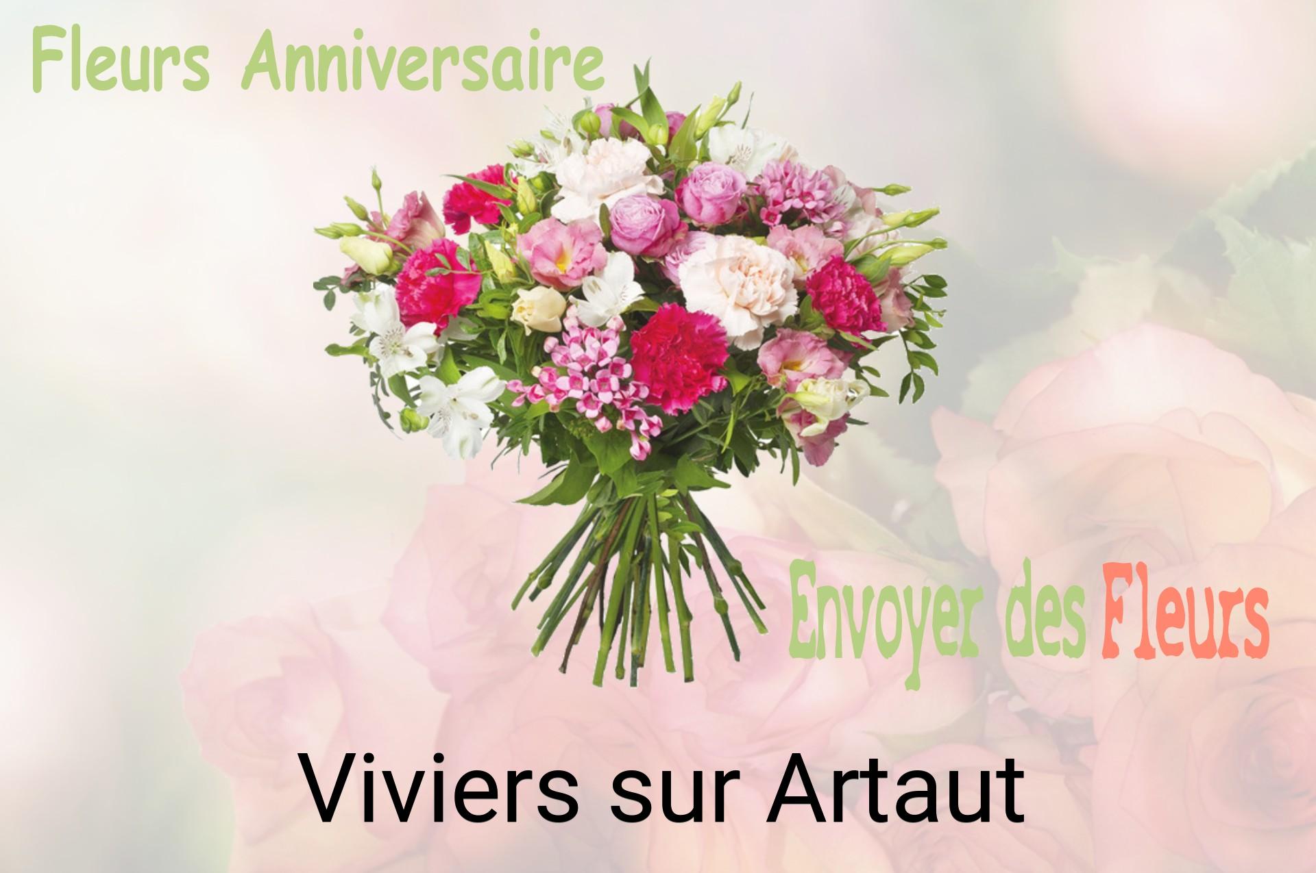 Bouquet de fleurs d’anniversaire livré à Viviers-sur-Artaut