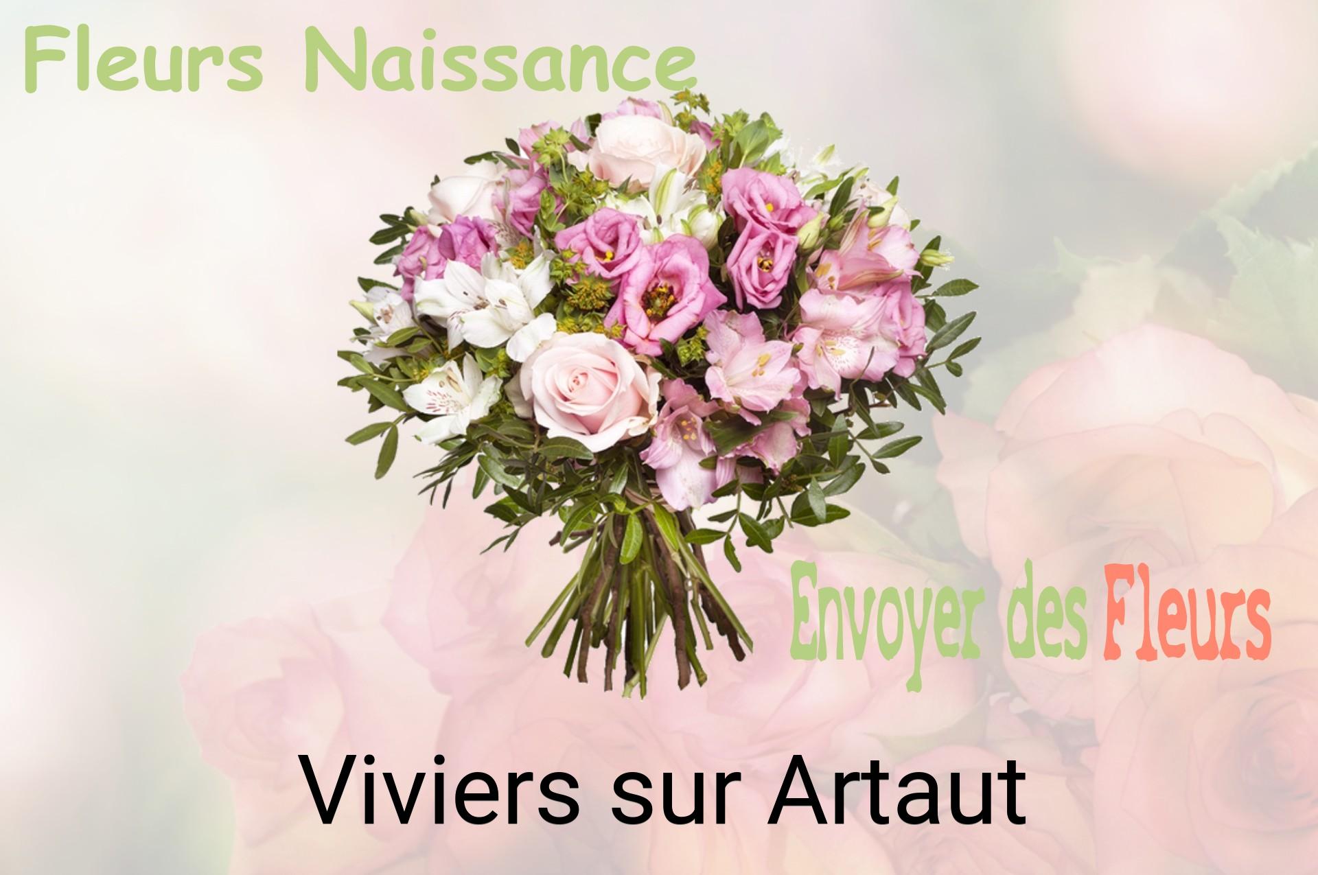 Bouquet de fleurs de naissance livré à Viviers-sur-Artaut